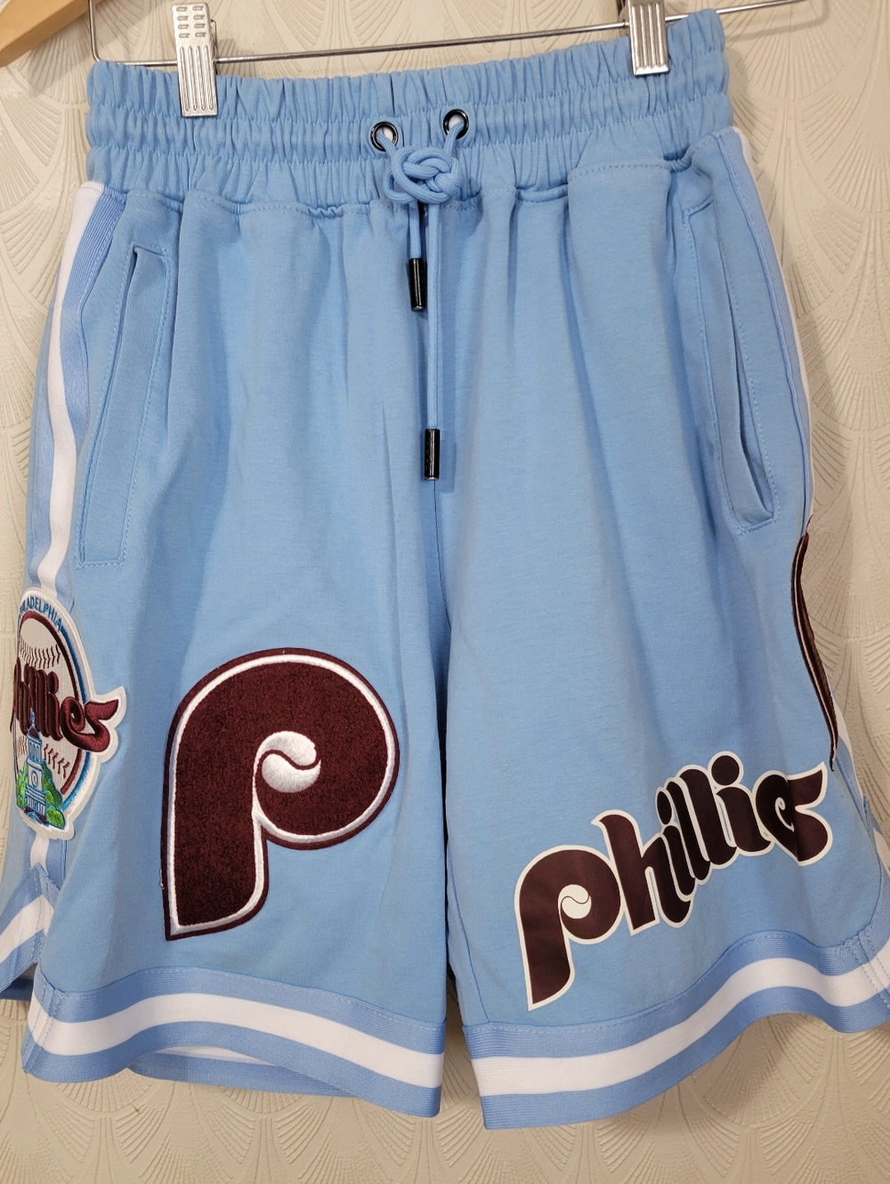 Men's Philadelphia Phillies Pro Standard Team Shorts Small Retro Powder Blue